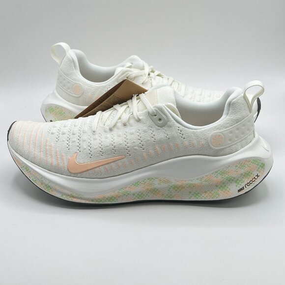 Women's Nike Reactx Infinity Run 4 Sail-Crimson-Vapor Green HJ7666-133 Size 11 - Picture 8 of 11